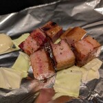 お好み焼き・鉄板焼き 蔵屋 - 厚切り黒豚ベーコン