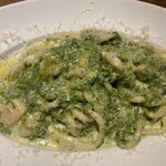 Trattoria DUE - 帆立と生海苔のクリームパスタ（ピチ）