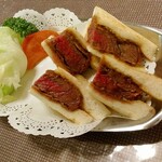 はり重 グリル - ビフカツサンド