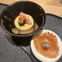 ひがしやま 司 - 香箱蟹　卵のソース