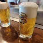 かんらん車 - 『生ビール』580円　X 3 