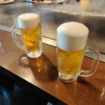 かんらん車 - 『生ビール』580円　X 3 