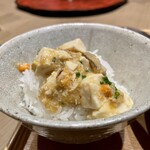 一碗水 - 上海蟹の豆腐煮込み オンザライスジャスミンライス♡