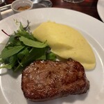 レストラン バイプレーン - ヒレステーキ100ｇ＋マッシュ