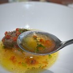 Refugeforestiere 五島 - 202508スープ仕立てのソースの味わいがとてもいいので、一緒に頂くと美味。