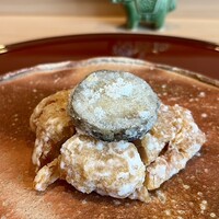 御料理 心馬 - 大山鶏と大浦ごぼうの竜田揚げ