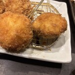 とんかつ多酒多彩 地蔵 - 串揚げ〜椎茸クリームチーズ。デカい❗️肉厚‼️