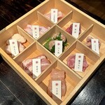 焼鶏あきら - 厳選鶏9品盛り合わせ