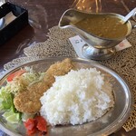 キッチン ハイツ - カツカレー1000えん ご飯大盛り＋100えん