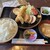 キッチン ハイツ - 料理写真:海老とひれかつの定食1600えん ご飯大盛り＋100えん