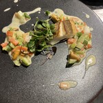 ビストロ ヌー - 真鯛のポワレ　ムール貝のクリームソース