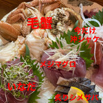 居酒屋ついで屋 - 鍋から刺身に変更
