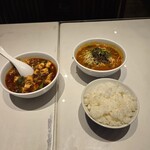 本場四川料理 龍門 - ランチ(麻辣セット・ご飯普通盛り)