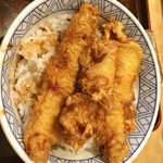 やぶ忠 - イカ天丼の日
            一ヶ月ぶりに来ました！