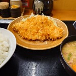 かつや - 料理写真:朝ロースカツ定食