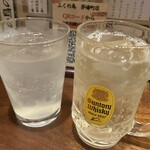 ふくの鳥 - ハイボールとゆずきちサワーで乾杯☆