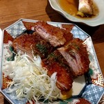 大衆酒場 坂本商店 - チーズインミルフィーユハムカツ　780円