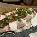 ふくの鳥 - 鰤の炙り柚子醤油掛け