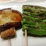 もつ焼き 煮込み 楓 - 椎茸＆獅子唐