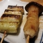 もつ焼き 煮込み 楓 - ねぎ＆エリンギ