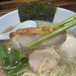 麺や金時 - 照り焼きっぽい鶏チャーシュー