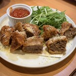 麺酒場ひかる - ■ラム肉メンチカツ ￥600