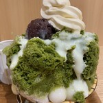 甘党まえだ - 料理写真:宇治金時練乳がけクリーム❤️