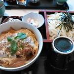 手打ちそば岡本 - カツ丼セット　1000円