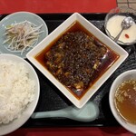 珍満茶楼 - 麻婆豆腐セット1,000円