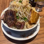 ラーメン燈郎 - 男盛り中（1,200円全マシ（男盛りだけど通じたのかな？））