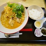 カオソイ食堂 - ランチセット　小ライスがつきます