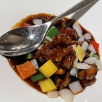 中国料理 「王朝」 - 岐阜県八百津町 内堀醸造臨動山黒酢の酢豚