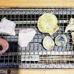 はまさき村 - 焼き台