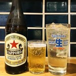 大衆酒場 坂本商店 - 20251117サッポロラガー赤星790円・紀州蜂蜜梅酒　和歌山　ソーダ割