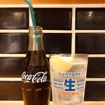 大衆酒場 坂本商店 - 20251117コーラ440円・生レモンサワー500円