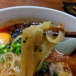 焼鳥倉沢屋 - モチモチの麺