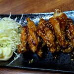 焼鳥倉沢屋 - とり手羽先の甘辛焼き