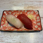 中華そば 四つ葉 - まぐろとカンパチ