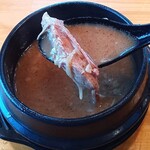 つけ麺がんつけ - スープ割