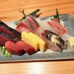 魚豪商コダマ - 刺身盛り合わせ