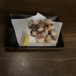 おちょぼ串 - タコの塩唐揚げ