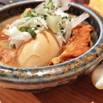 魚豪商コダマ - 自家製塩煮込み＋卵