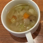 レストラン・サカキ - スープは具沢山