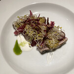 malca - カツオの炭焼きカルパッチョ