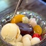 初音 - 白玉クリームあんみつ 1,250円