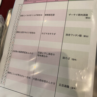 謝朋殿 幕張店 - ランチカレンダー