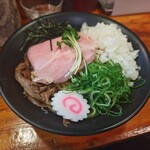 油そば専門店 GACHI - 油そば@790円+タマネギ@100円