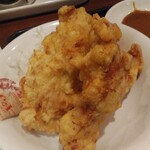 大阪王将 - 餃子定食の唐揚げ