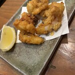 水天宮前のやきとり屋さん - タコの唐揚げ！こちらも、マイ定番！