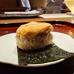 鮨 在 - 毛ガニときたむらさきうに①